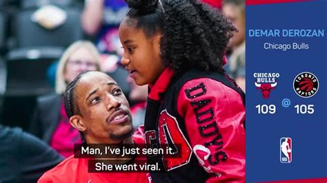 DeRozan S Daughter A Screaming Success Video Dailymotion