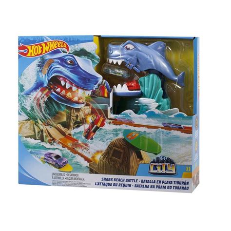 Pista Hot Wheels City Ataque Tubarão