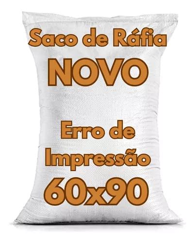 Saco De Ráfia 60x90 Kit 500 Unidades Frete grátis