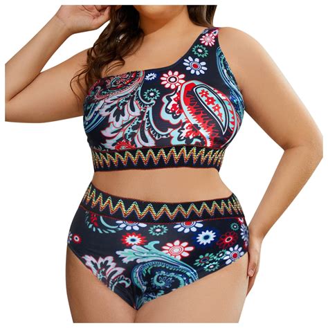 Thong Bikini New Plus Size Swimsuit Plus To Increase Split Two