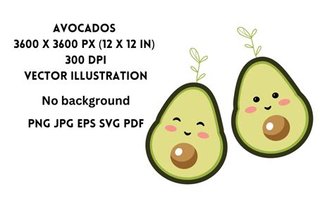 Avocados Graphic By Kaspiera Creative Fabrica