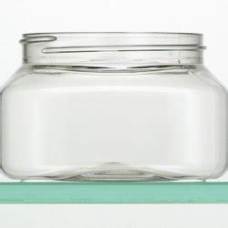 Pet Firenze Square Jar Oz Ml Product Pretium Packaging