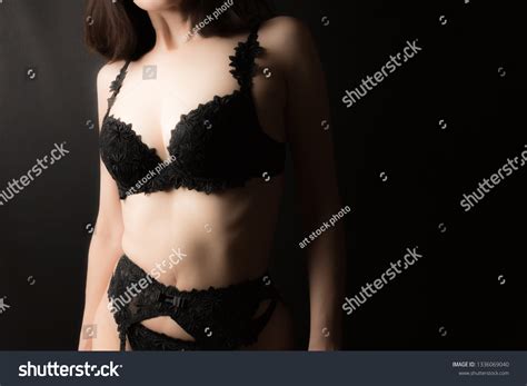 Beautiful Woman Sexy Luxury Black Lingerie Stock Photo Shutterstock