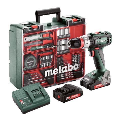 Metabo Akku Bohrschrauber BS 18 L Quick Set 18V 2x2Ah Li Ion