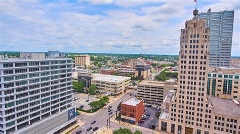 Premium Photo Downtown Fort Wayne Indiana Aerial Of Buildings