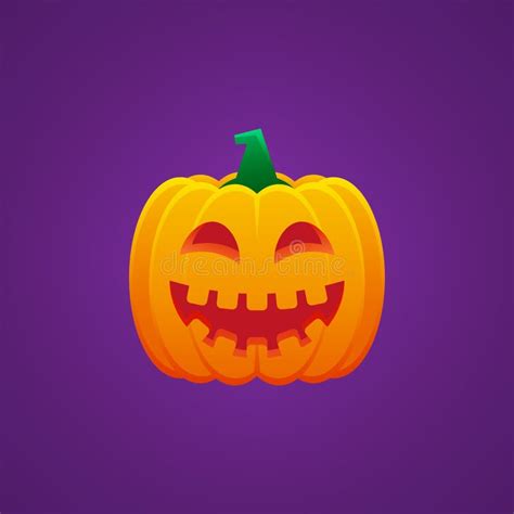 Halloween Jack O Lantern Pumpkin Expression Grin Con Smile Emoticon