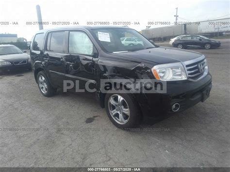 Honda Pilot 2013 From Canada Plc Auction