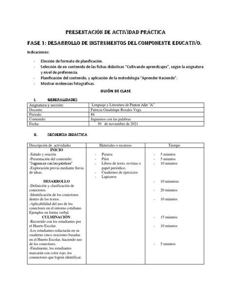 Actividad Práctica De Módulo 3 Pdf Planificación Ciencia Cognitiva