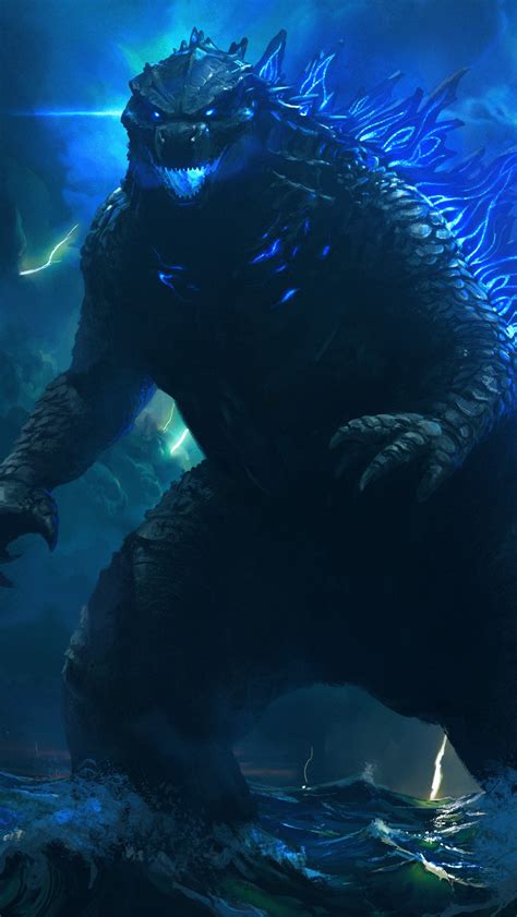 Godzilla 2021 Swimming