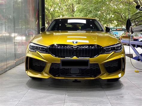 BMW G20 3 Series Installed Front Bumper M8 Style