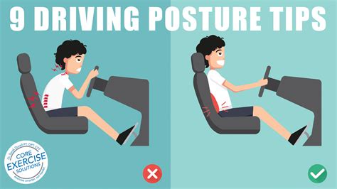 Driving Posture Tips Core Exercise Solutions