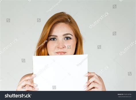 Pretty Girl Has Faint Smile On Stock Photo 769518766 Shutterstock