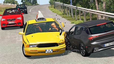 Realistic Car Crashes 2 Beamng Drive Youtube