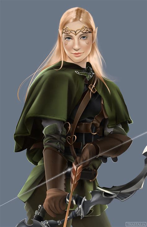 Oc Ringelen Half Elf Ranger Rcharacterdrawing