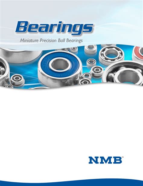 NMB Miniature Ball Bearings Catalog