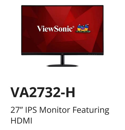 ViewSonic 27 inch Monitor, Computers & Tech, Parts & Accessories ...