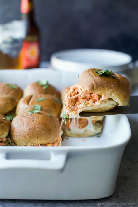 Cheesy Buffalo Chicken Sliders Easy Game Day Party Food