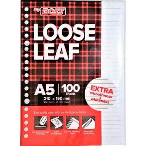 Jual Loose Leaf Big Boss A Lubang Isi Lembar Indonesia Shopee