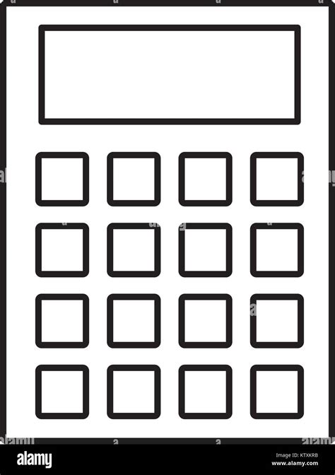 Calculator Math Device Stock Vector Image And Art Alamy