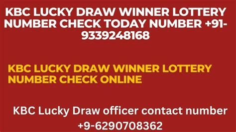 Kbc Sim Card Lucky Draw 2023 91 9339248168 Online Head Office