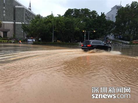 深圳强暴雨道路积水严重 部分地铁站点遭水淹手机凤凰网