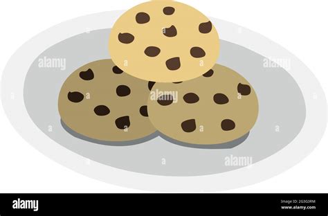 Clipart Of Plate Of Cookies