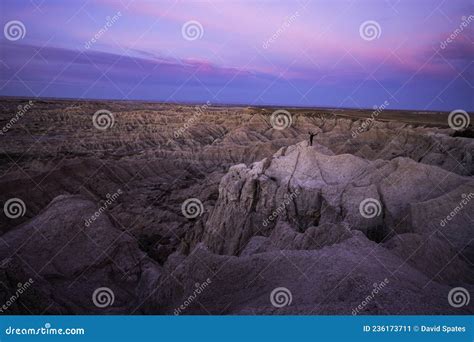 Pinnacles Overlook Badlands National Park Stock Image Image Of United