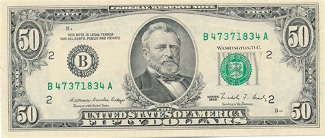 Usa Vereinigte Staaten V Amerika Dollars Banknote New