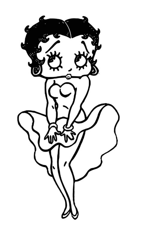 Betty Boop We Coloring Page 382