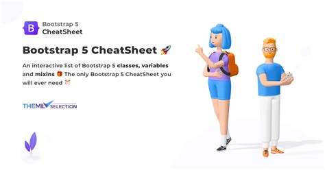 Bootstrap 5 CheatSheet By ThemeSelection | Classes