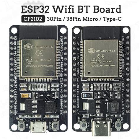 Carte De D Veloppement Esp Avec Wifi Bluetooth Micro Type C Et