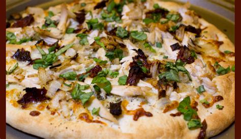 Garlic Chicken Pizza - Ketchum Kitchen