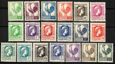 Definitive Set Of 1944 Mesa Stamps