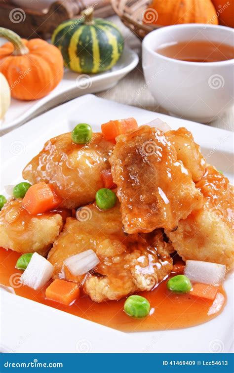 Sweet And Sour Fish Fillet Stock Image Image Of Sauce 41469409