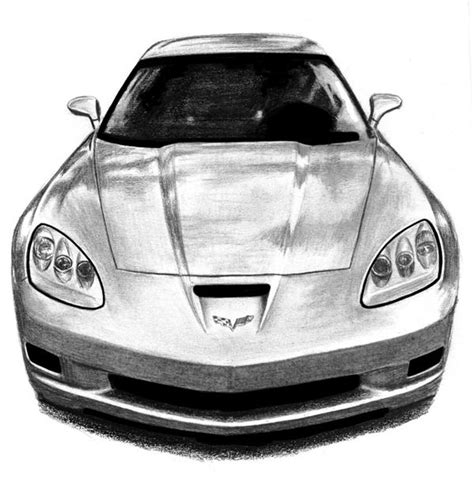 Corvette Z06 pencil drawing by autodrawings on DeviantArt