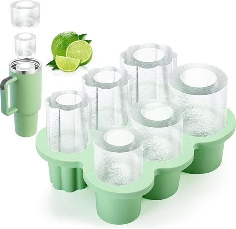 Amazon 6PCS Ice Mold For Stanley Cup Ice Cube Tray For 40Oz