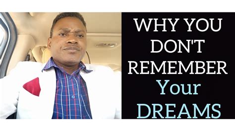 Why You Dont Remember Your Dreams Youtube