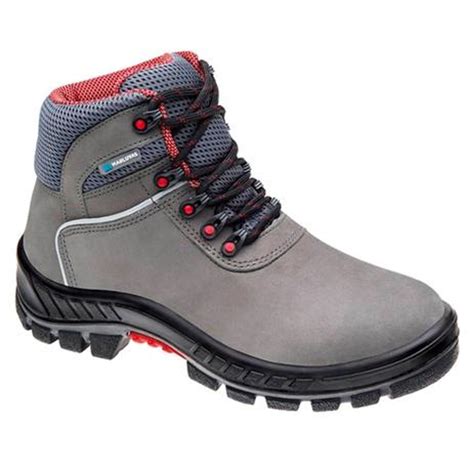 Bota Nobuck Premier 75bpr29 Msc Cinza Bico Pvc Marluvas Bota Feminina