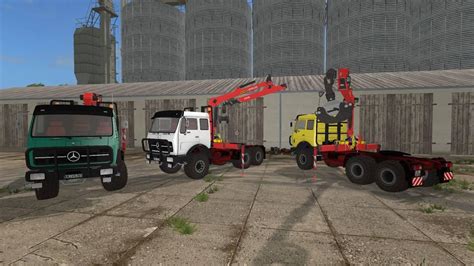 Mercedes Benz Ng 6x6 Forrestry Crane V20 Fs 17 Farming Simulator 17