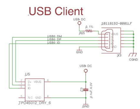 Usb Otg Cable Schematic