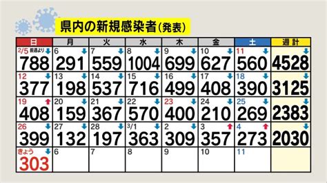 【新型コロナ】長野県内303人新規感染 先週比96人減 長野市104人、飯田31人、長野27人など 長野県内のニュース Nbs 長野放送