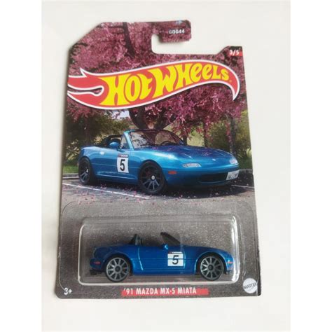 Hot Wheels Mainline Series J Imports Mazda Mx Miata No Blue Shopee Malaysia