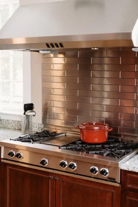 Metal Backsplash Behind Stove The Urban Decor