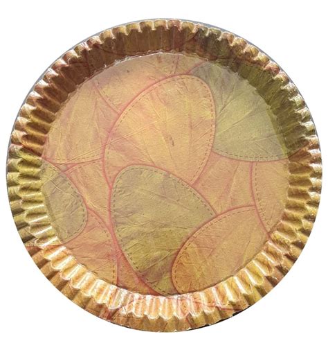 Banana Leaf Printed Paper Plate At Rs Piece Disposable Plate In