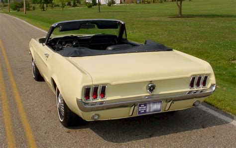 Springtime Yellow 1967 Ford Mustang Convertible - MustangAttitude.com Photo Detail