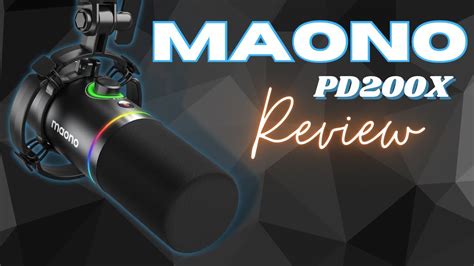 Maono PD200x Review and 1st Impressions - YouTube