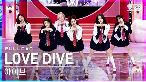 안방1열 직캠4k 아이브 Love Dive 풀캠 Ive Full Cam│sbs Inkigayo20220410