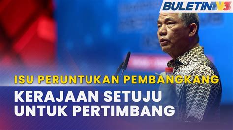 Isu Peruntukan Pembangkang Kerajaan Setuju Pertimbang Rangka Mou