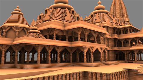 Ram Temple 3D Model - TurboSquid 1883895