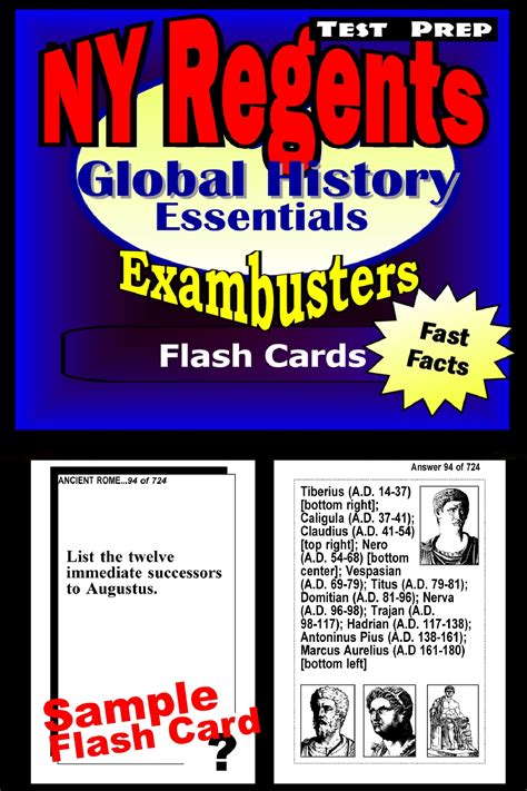 NY Regents Global History Test Prep Review Exambusters Flashcards New